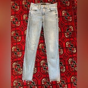 JOE’S Flawless The Icon mid-rise skinny ankle jeans.